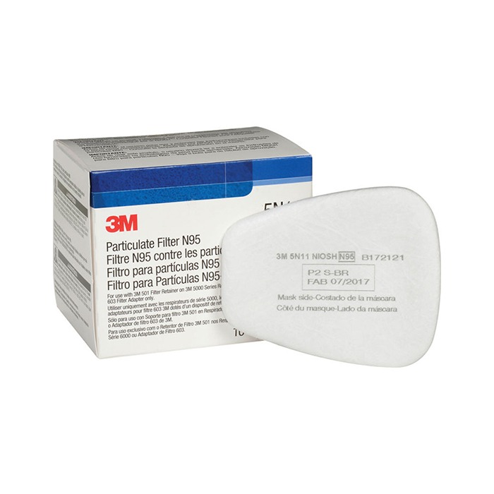 5N11 Cotton Particulate Filter For 6001CN Gas Mask Respirator Cartridge 2025 Exp